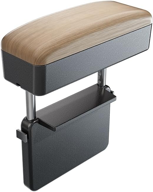 Car Console Armrest Box Arm Rest Height Adjustable Comfort Elbow Pad Universal by AOWIS