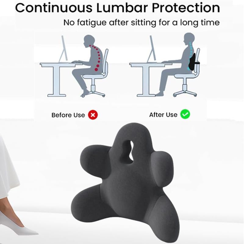 Lumbar Support Pillow for Office Chair, Back Support Pillow for Car - Image 2