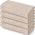 Homaxy Microfiber Waffle Weave Kitchen Towels, 4 Pack by Homaxy