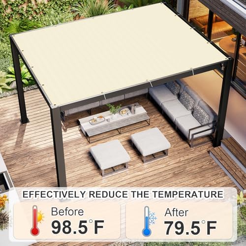 Cool Area Sun Shade Cloth with Grommets - Image 3