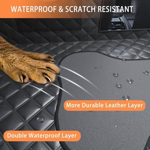 Car Back Seat Pet Cover for Dogs Back Seats Protector, Soft Inflatable Cushion - Image 5