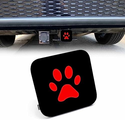 Trailer Hitch Receiver Covers Dog Paw Hitch Cover Protector, Cute Puppy by Beabes