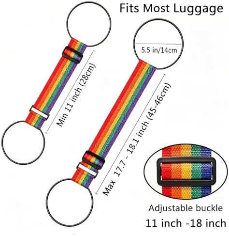 Luggage Straps for Suitcases, Luggage Connector Belt Strap Grey - Image 2