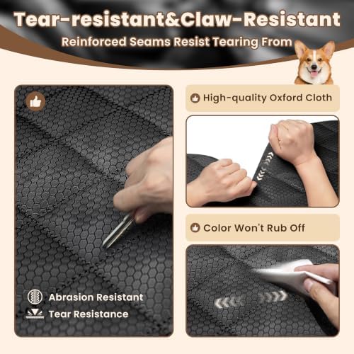 Hard Bottom Dog Car Seat Cover for Back Seat - Image 5
