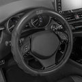 Cat® HexSport Black Carbon Fiber Steering Wheel Cover, Durable and Comfortable by CatAuto