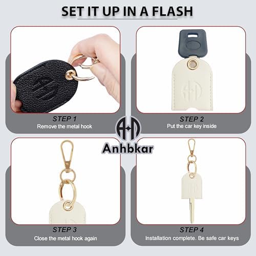 Leather Key Sleeve for Broken Car Key Loop Replacement - Image 3