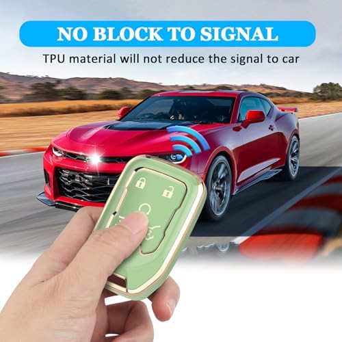 for Chevy GMC Key Fob Cover 6 Buttons Key Case 2016-2025 - Image 3