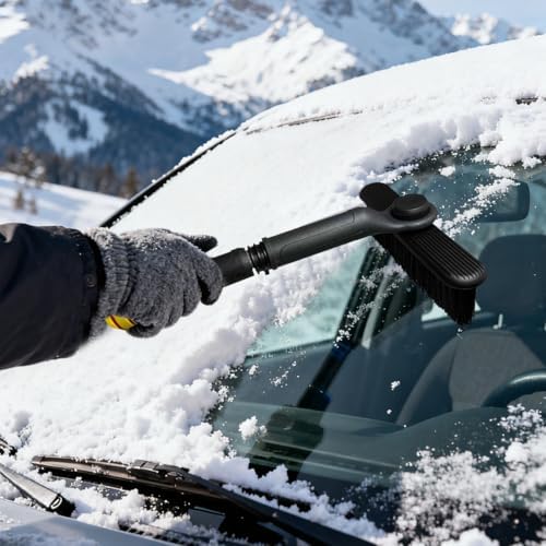 Lightweight 33.5" Ice Scraper 7" Snow Brush Head - Image 2