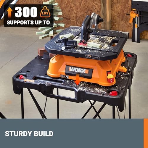 WORX Sidekick Portable Folding All-in-one Work Bench - Image 4