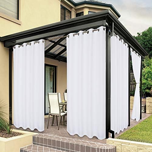 BONZER Outdoor Curtains for Patio Water Resistant by Bonzer