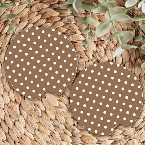 Ceramic Car Coasters – Absorbent Car Cup Holder Coaster Set - Image 7