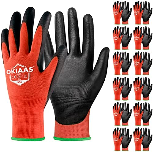 OKIAAS Men's Ultra-Thin and Lightweight Working Gloves by OKIAAS