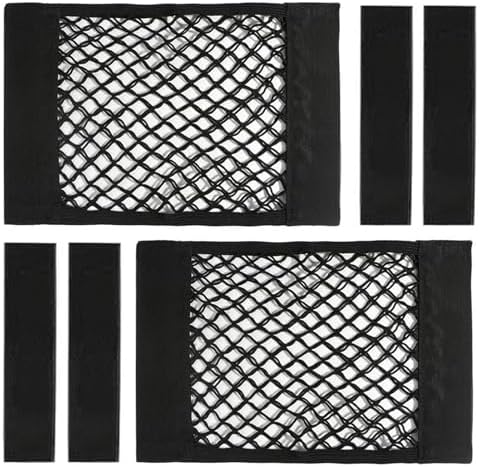 Universal Mesh Cargo Net with Tape Stickers Car Stretchable Storage Net Wall by MOODKEYbrand