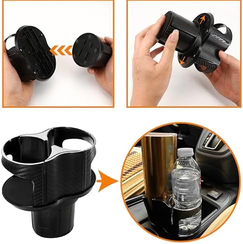 Double Cup Holder for Car, 2 in 1 Extra Cup Insert - Image 4