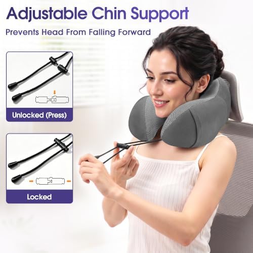 CloudBliss Memory Foam Travel Neck Pillow - Image 6