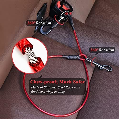 VIVAGLORY Dog Seatbelt Tuffbelt Dog Car Harness - Image 2