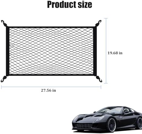 27.56 x 19.69 Inch Elastic Trunk Cargo Net - Image 2