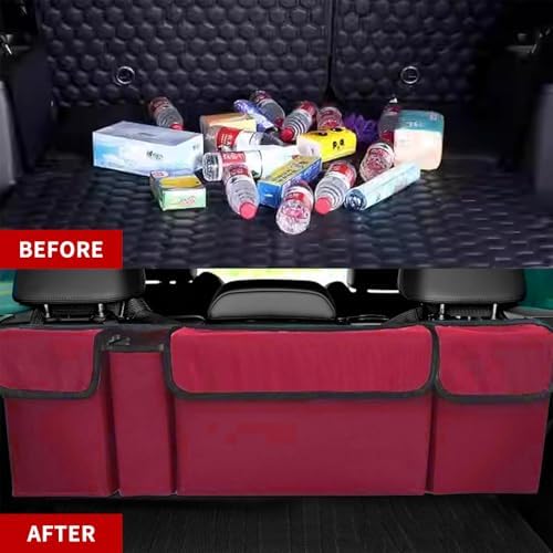 Car Trunk Organizer, Backseat Hanging Large Storage - Image 4