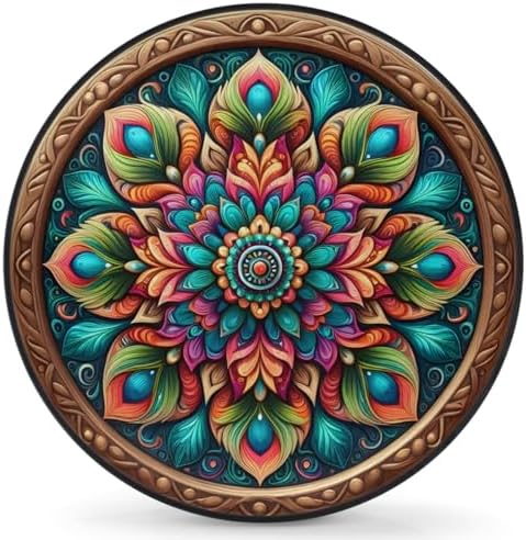 Mandala Spare Tire Cover Waterproof Dust-Proof Spare Wheel Covers by Unknown