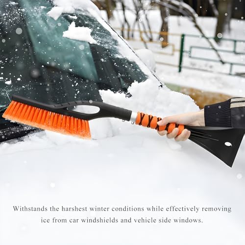 20.1 Inch Car Snow Scraper and Brush, Detachable Winter Snow Removal Tool - Image 6