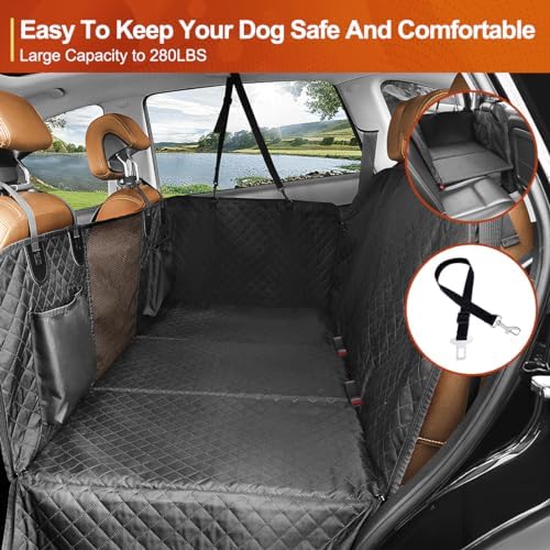 Vailge Dog Car Seat Cover, Dog Hammock - Image 4