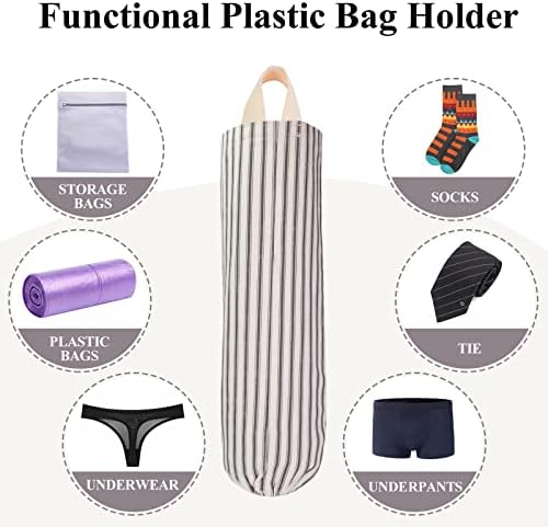 TOGETRUE Plastic Bag Holder, Wall Mount Grocery Bag Holder, Reusable Trash Bags - Image 5