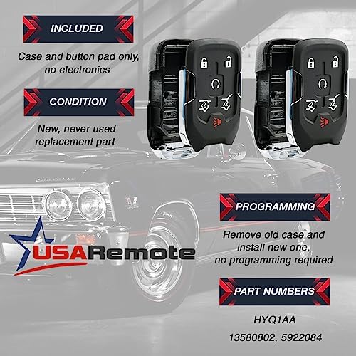 2X Key Fob Shell Case Replacement - Image 4