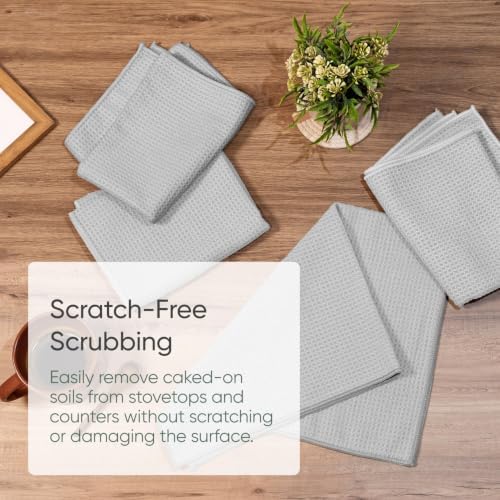 Kitchen Towels - Microfiber Waffle Weave Towels | Absorbent, No Lint, Commercial - Image 3
