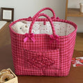 Storage Basket Boho Fabric Large Collapsible Floral Laundry Nursery Hamper by Ankick