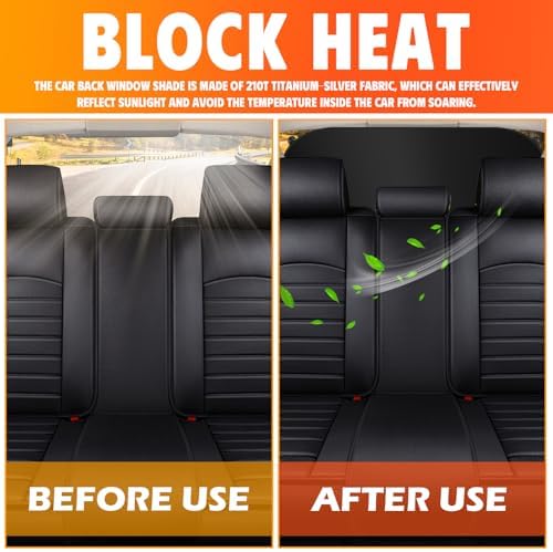 39.37"x19.76" Car Rear Window Sun Shade - Image 3