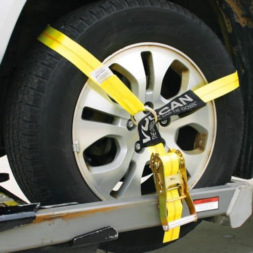 VULCAN Car Tie Down with Flat Hooks - Image 6