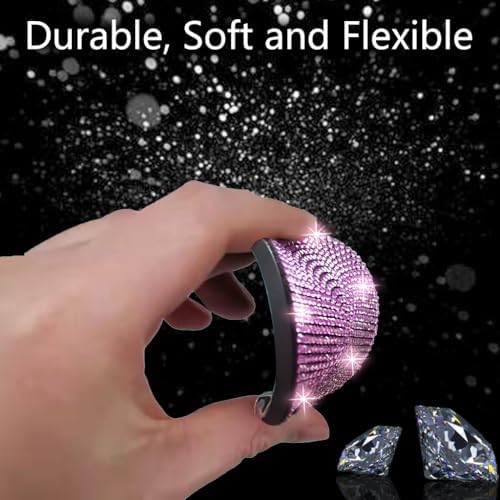 NBTEPEM 4pcs Bling Car Cup Holder Coaster, 2.75 inch Anti-Slip Shockproof - Image 5