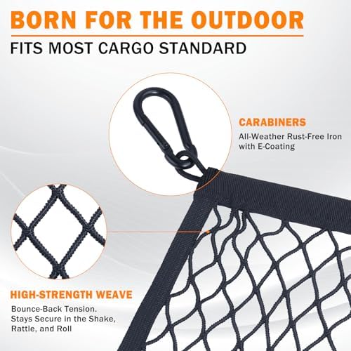 Gerguirry 2 Pack Cargo Net for Pickup Truck Bed - Image 3