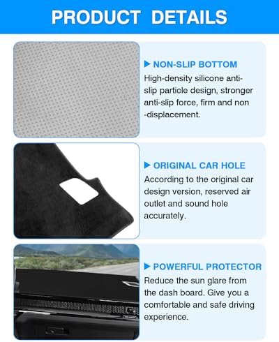 Autorder Dashboard Cover Mat for 2023 2024 2025 2026 Honda CR-V CRV Accessories - Image 6