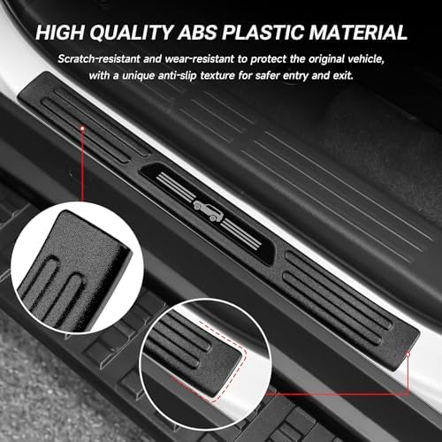 4PCS Door Sill Protector Compatible - Image 4