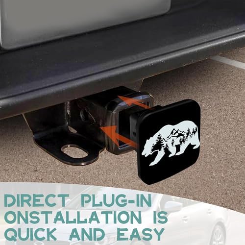 Trailer Hitch Cover, Bear Mountains Tow Hitch Cover - Image 6