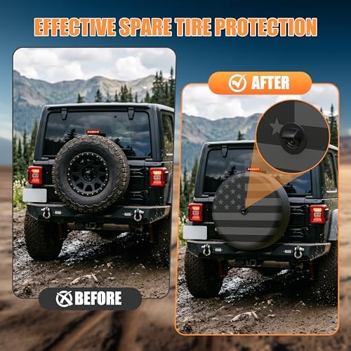 Moonet 32" Tire Cover for Jeep Wrangler JL - Image 3