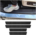 4Pcs Car Door Sill Protector, Sport Carbon Fiber Threshold Anti-Scratch Sticker by NHHC
