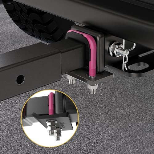 Nilight Trailer Hitch Tightener Anti-Rattle Hot Pink U-Bolt - Image 7