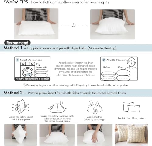 MIULEE 14x26 Inch Throw Pillow Insert - Image 6