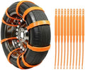 Temporary Tire Straps, Anti Skid Snow Tire Chains, Tire Zip Ties by Unknown