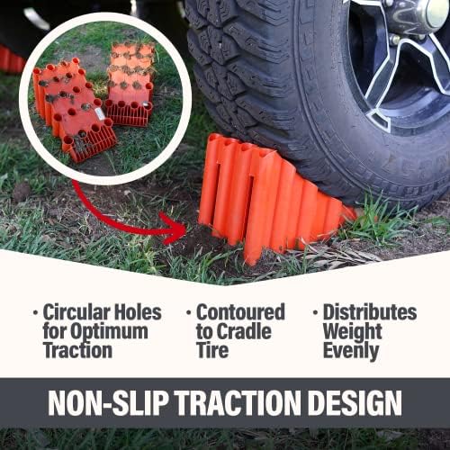 SECURITYMAN Wheel Chocks | Trailer Chocks | Tire Chocks Durable, Solid Wheel - Image 6