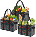 Foraineam Reusable Grocery Bags Set Durable Heavy Duty Tote Bag Collapsible by Foraineam