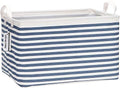 Sea Team Large Rectangle Open-Top Canvas Storage Basket by SeaTeam