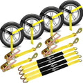 Trekassy 2" x 96" Car Tie Down Straps by Trekassy