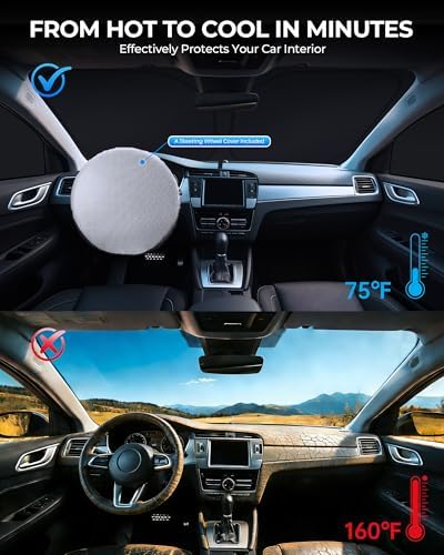 for Ford E-Series 1992-2026 Windshield & Side Window Sun Shade 3Pcs - Image 3