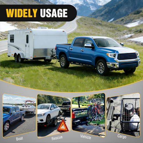 Nilight Trailer Hitch Extension Riser 8 Inch Rise Drop - Image 7