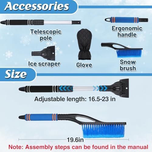 Acostop Snow Brush & Ice Scraper - Image 7