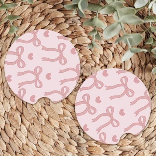 Ceramic Car Coasters – Absorbent Car Cup Holder Coaster Set - Image 7