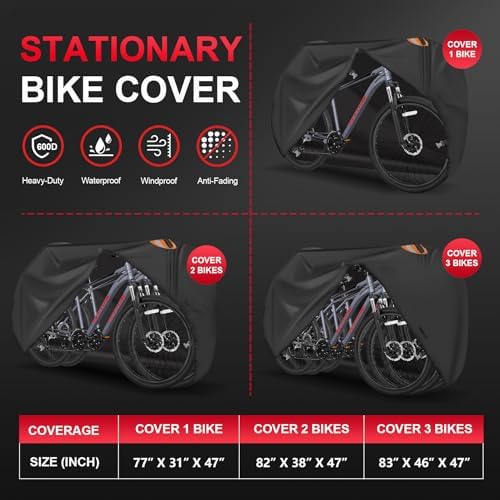 Zettum Bike Cover for 3 Bikes - Image 5